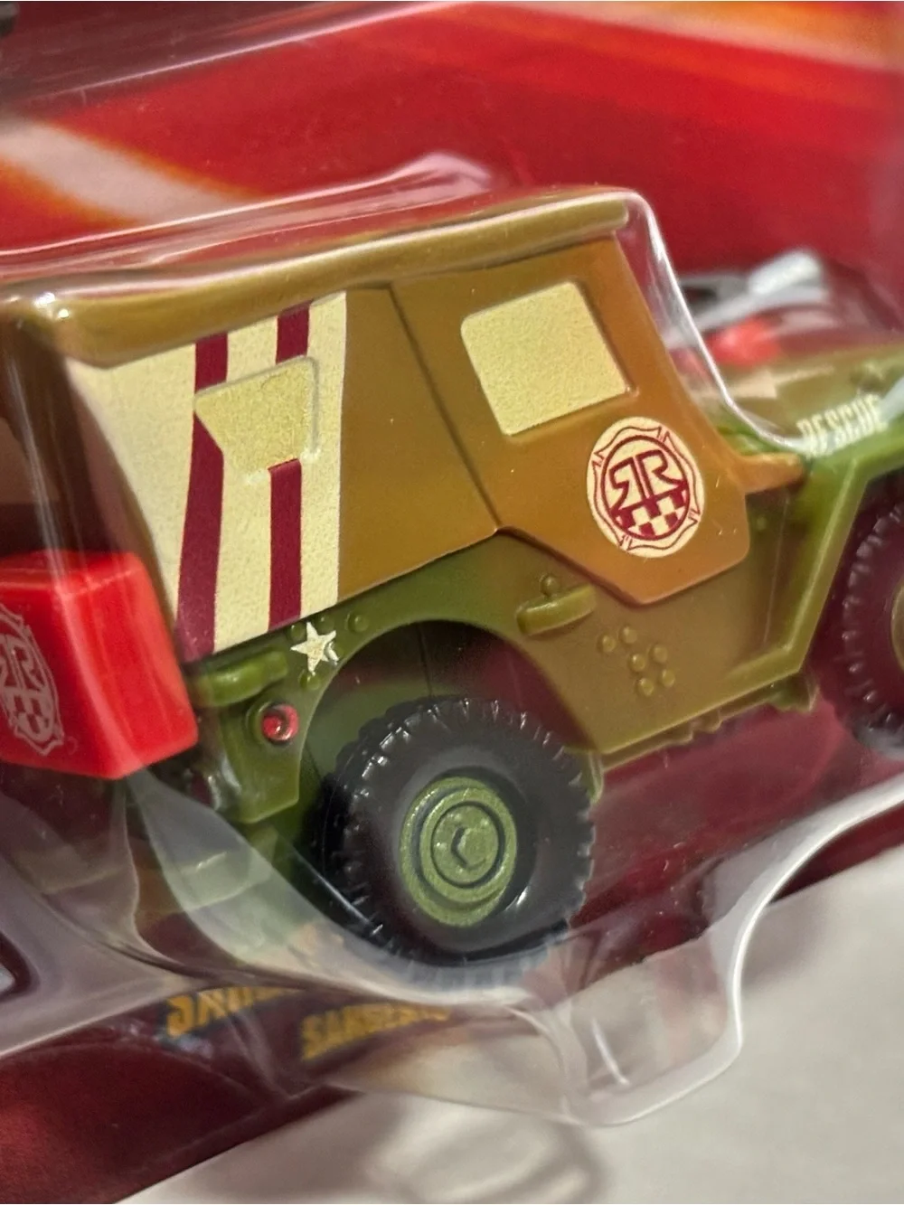 Disney Pixar Cars Race & Rescue Sarge Diecast - Mattel New 1:55
